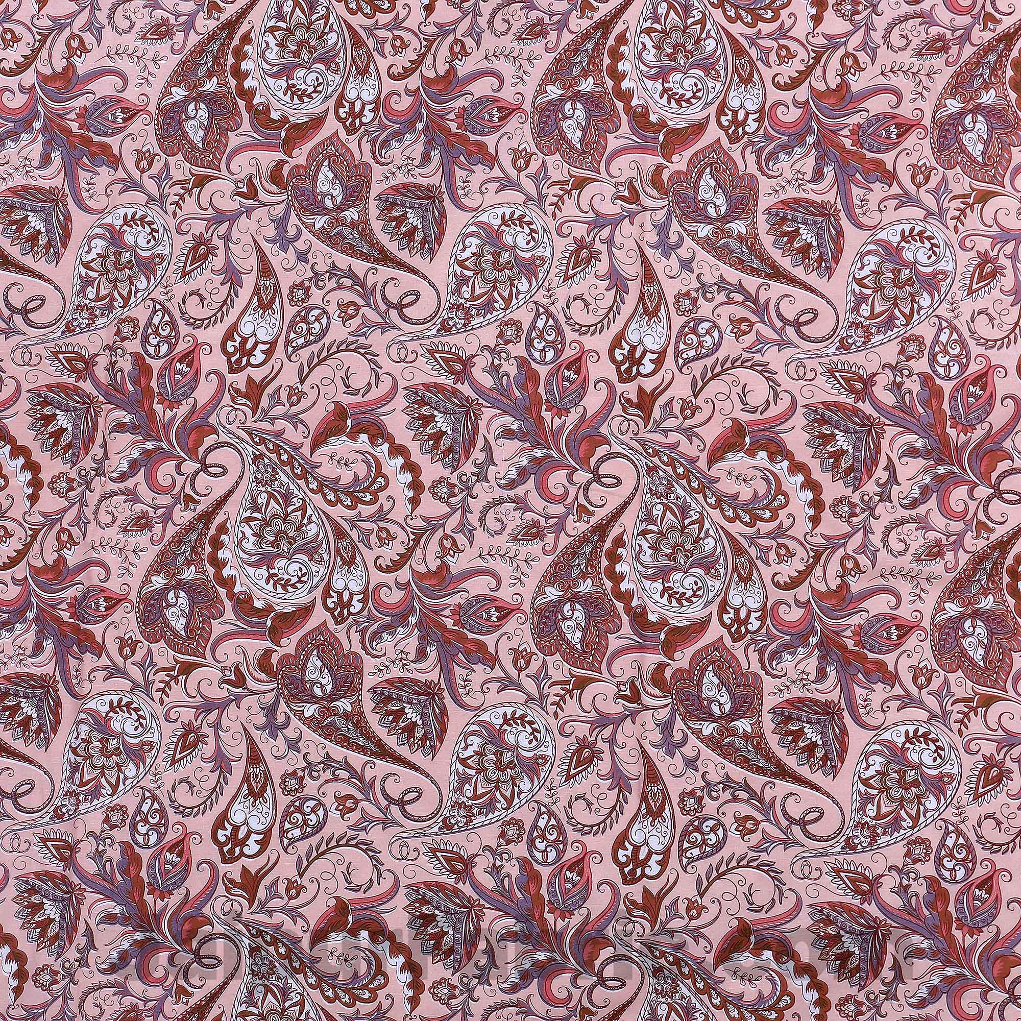 Pure Cotton Ethnic Print Reversible Double Bed Blanket/ Duvet/Quilt/AC Dohar