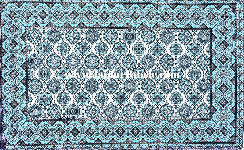 Ethnic Charm Blue Single Bedsheet