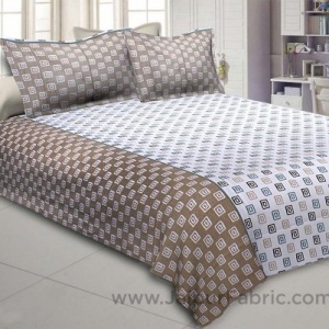 The Good Life Brown Double BedSheet