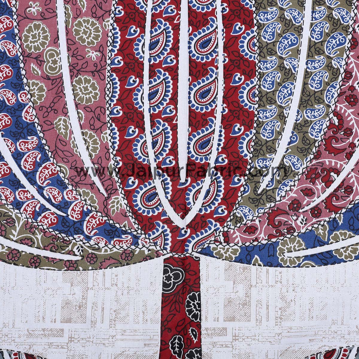 The Big Lotus in Mulitoclor Double BedSheet