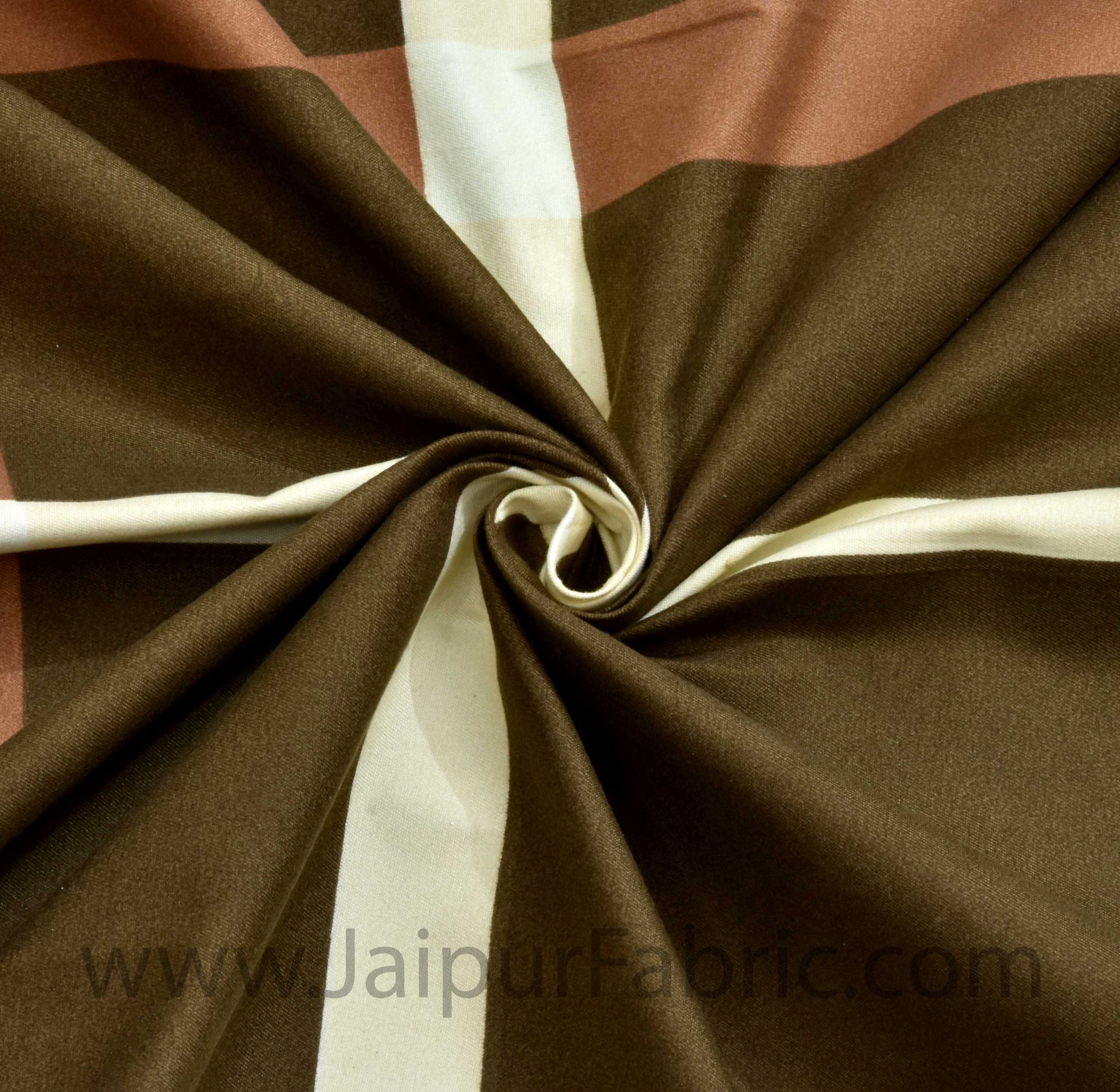 Quality Quad Brown Double Bedsheet