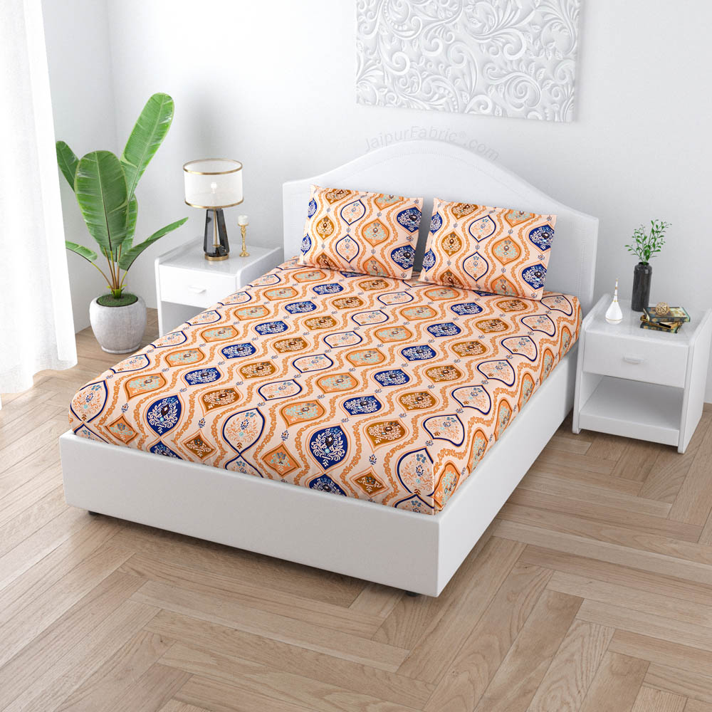 Unique Design Poly Cotton Double BedSheet
