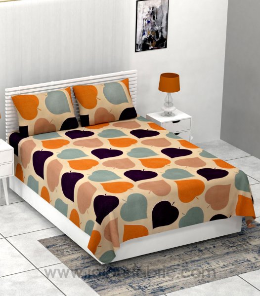 Paan Pattern Super-soft Double Bedsheet