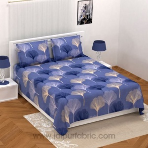 Colossal Flower Blue Brown Super-soft Bedsheet