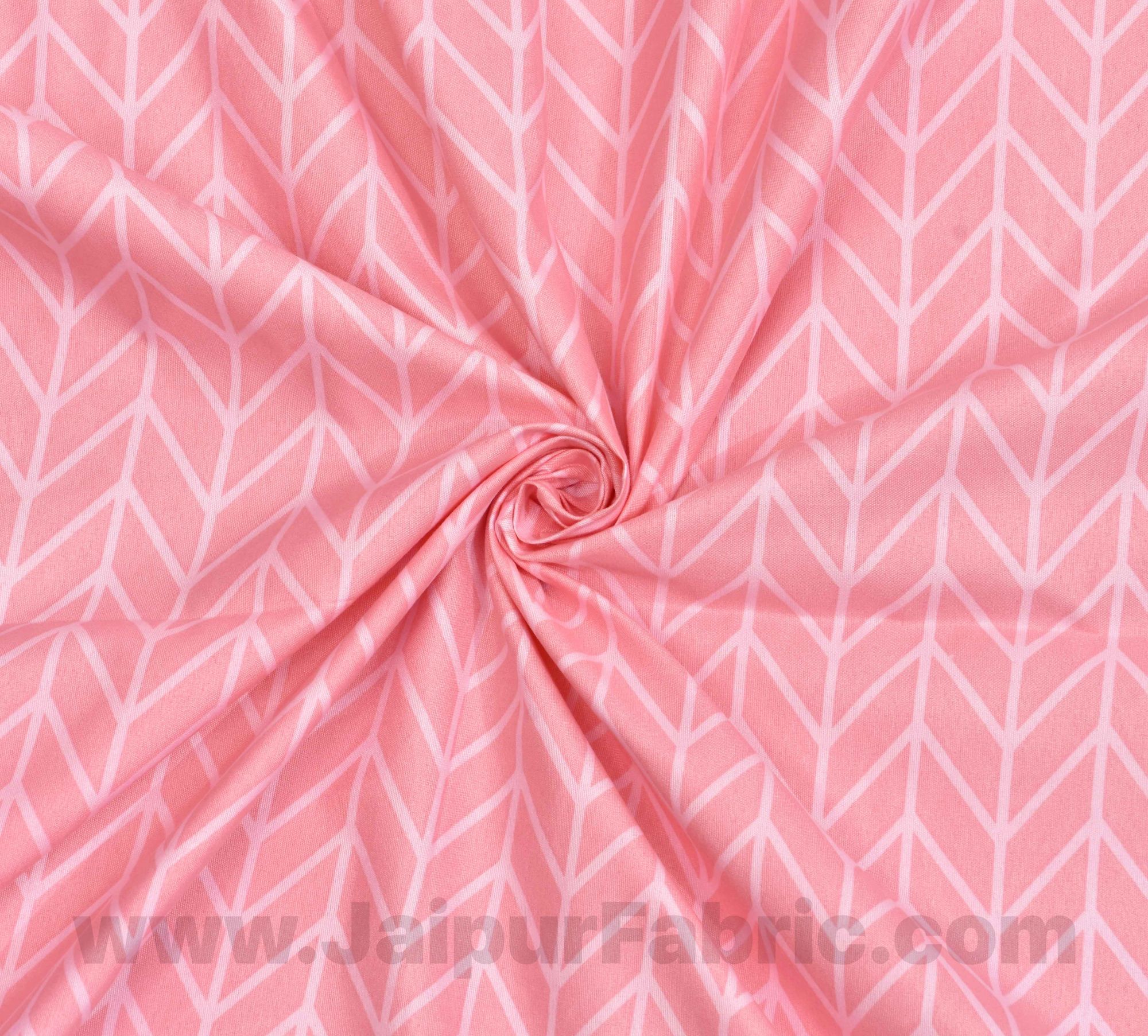 Baby Pink Super Soft Double Bedsheet
