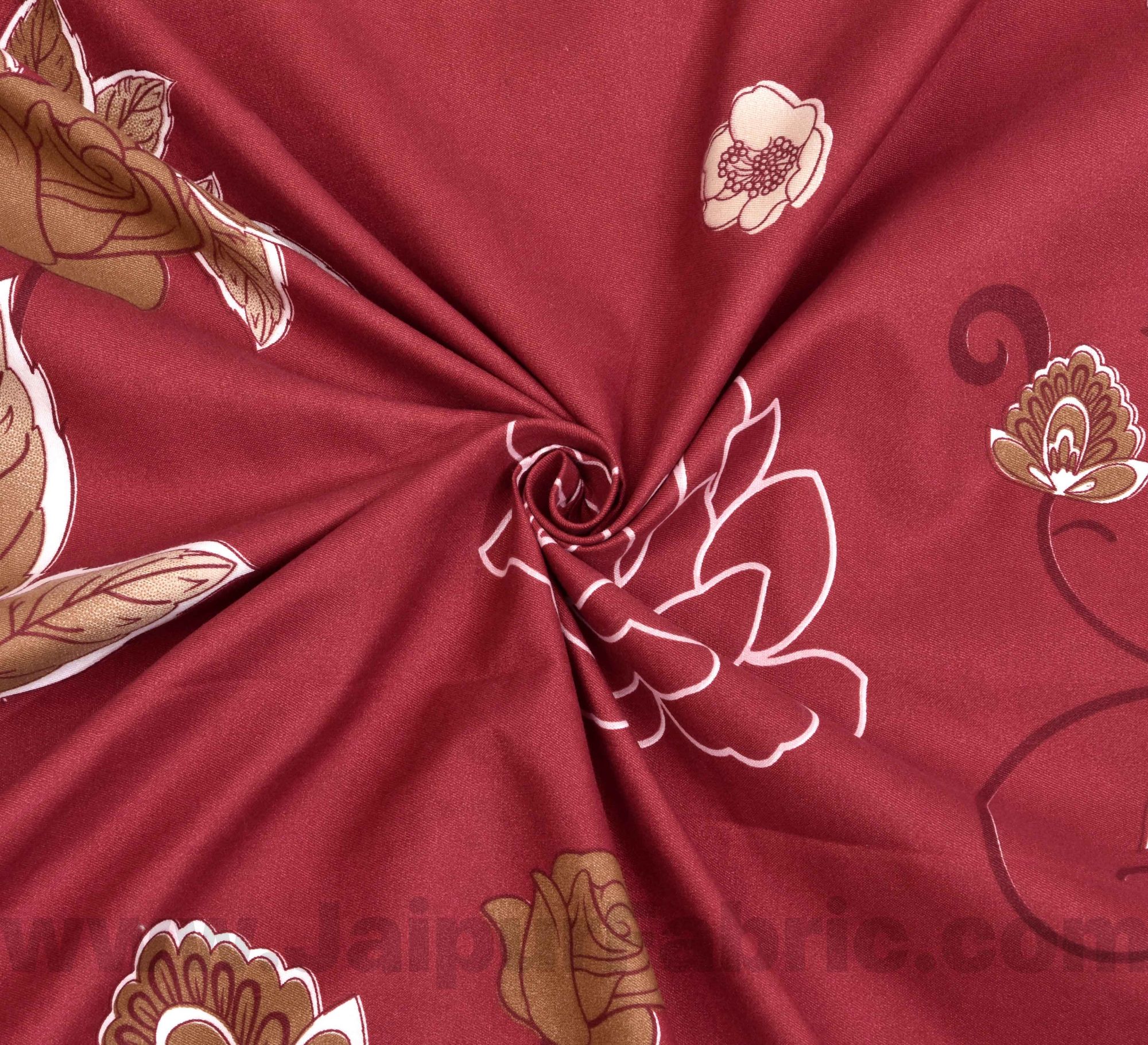 Blood Red Super Soft Double Bedsheet