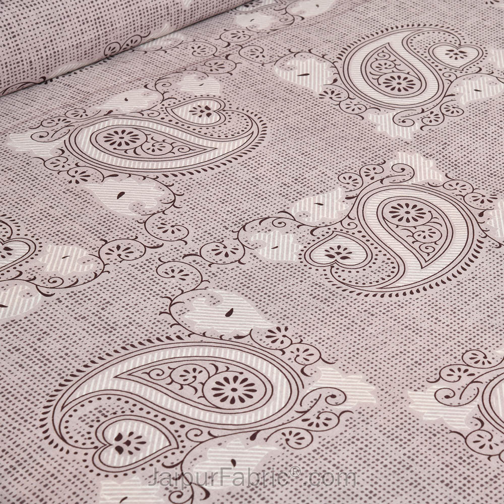 Paisley Art Tatva Jaipur Fabric Double Bed Sheet