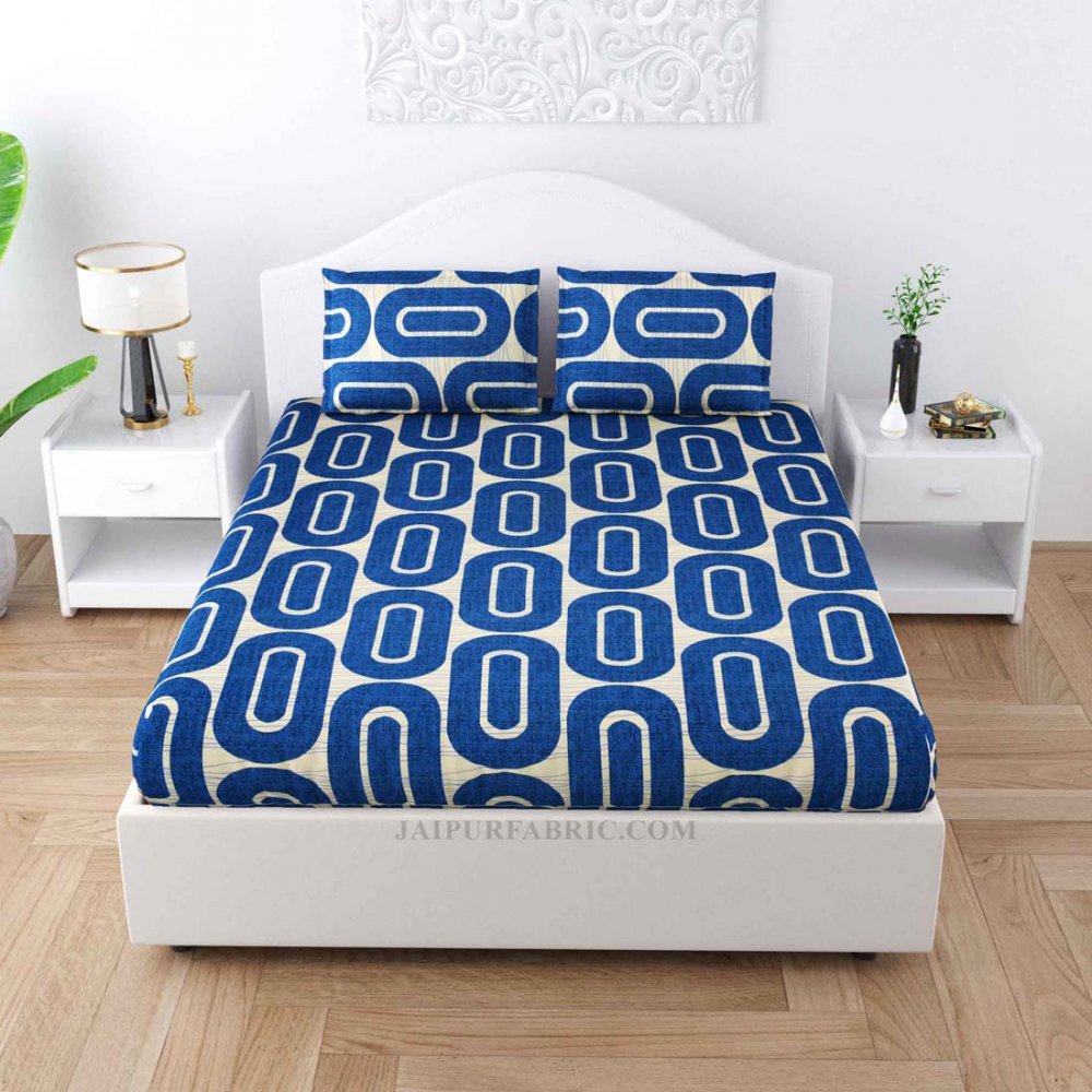 Bedding from the bark 140x200 Blue lollipops blue buttons 100% cotton 
