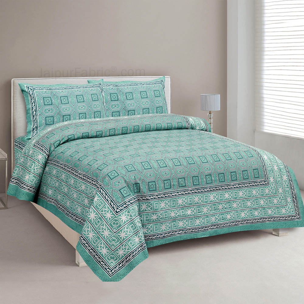 Nature Arcade Jaipur Fabric Double Bed Sheet