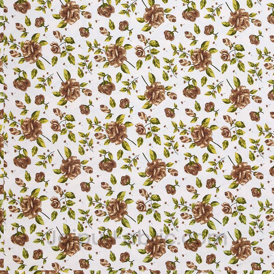 Wood Green Floral 150 GSM Reversible Double Bed Cotton AC Dohar