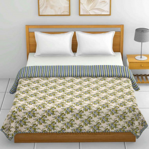 Green Flovery Pure Cotton Double Bed Dohar