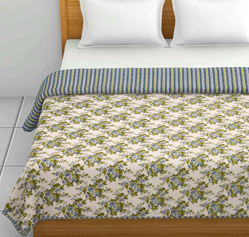 Green Flovery Pure Cotton Double Bed Dohar