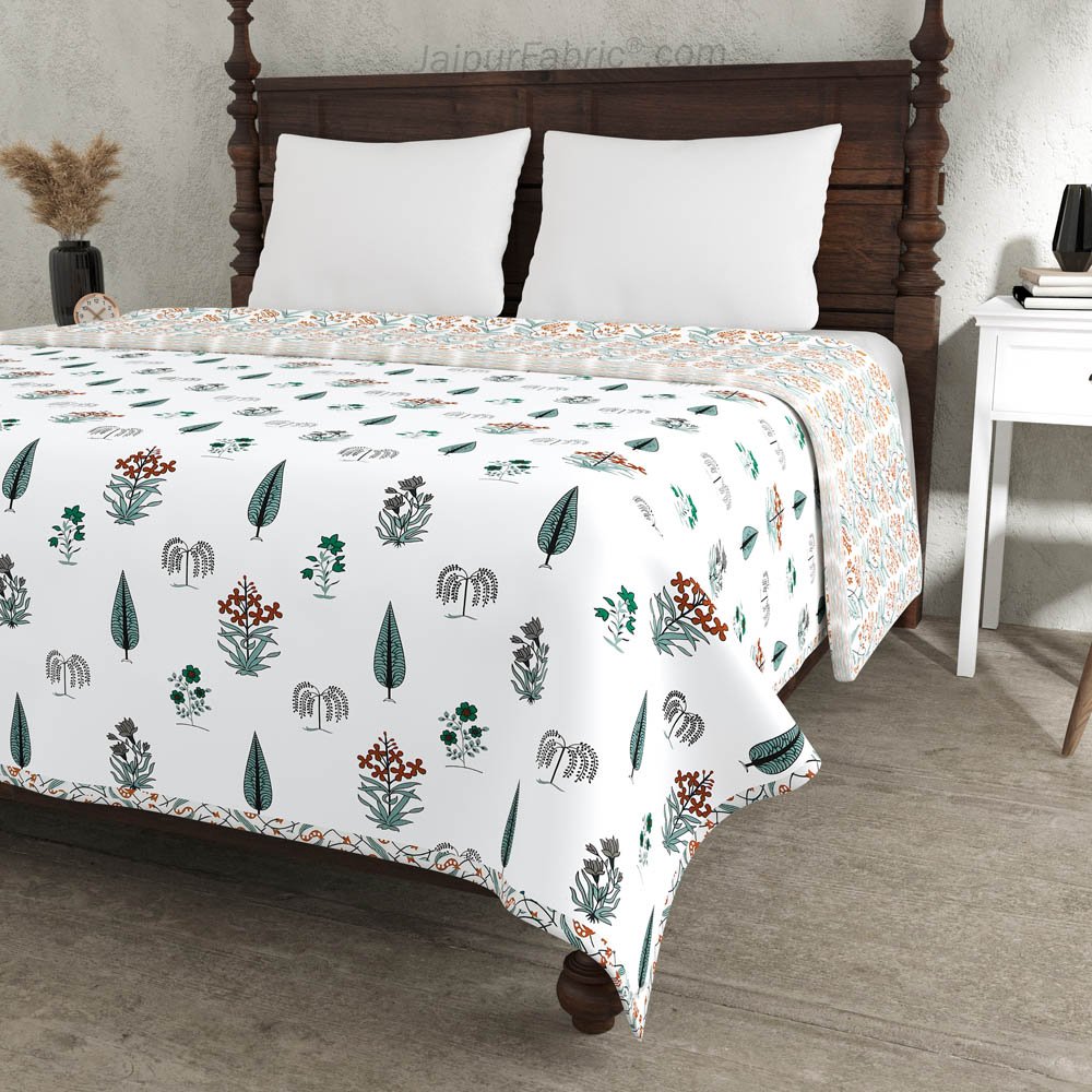 Green Pacific Pure Cotton Double Bed Dohar