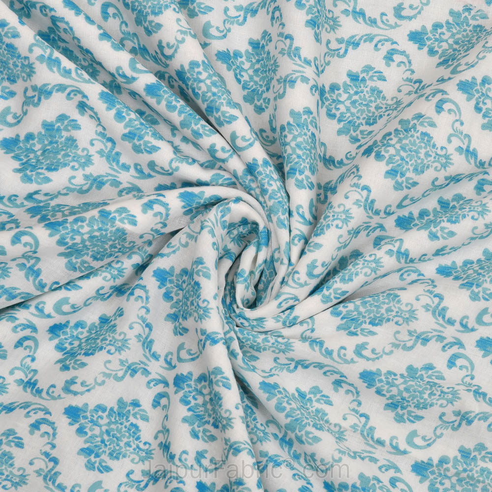 Ethnic Royal Firozi Double Bed Dohar Blanket