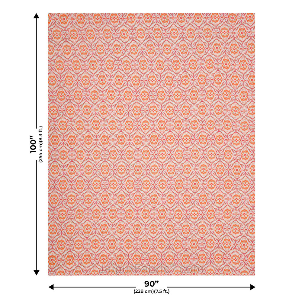 The Illusion Pinkish Double Bed Dohar Blanket
