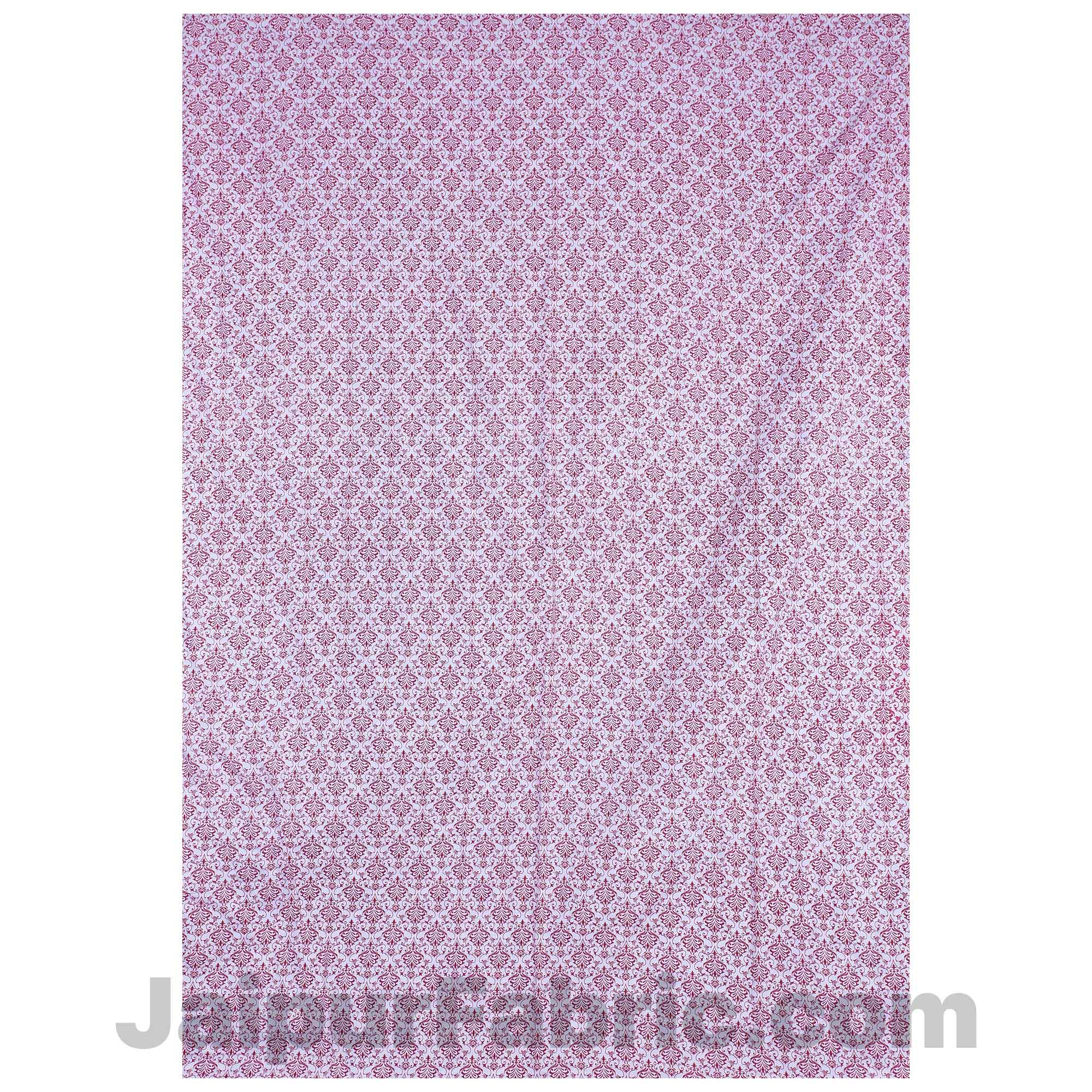 Pure Cotton Refreshing Floral Reversible Single Bed Blanket/ Duvet/Quilt/AC Dohar