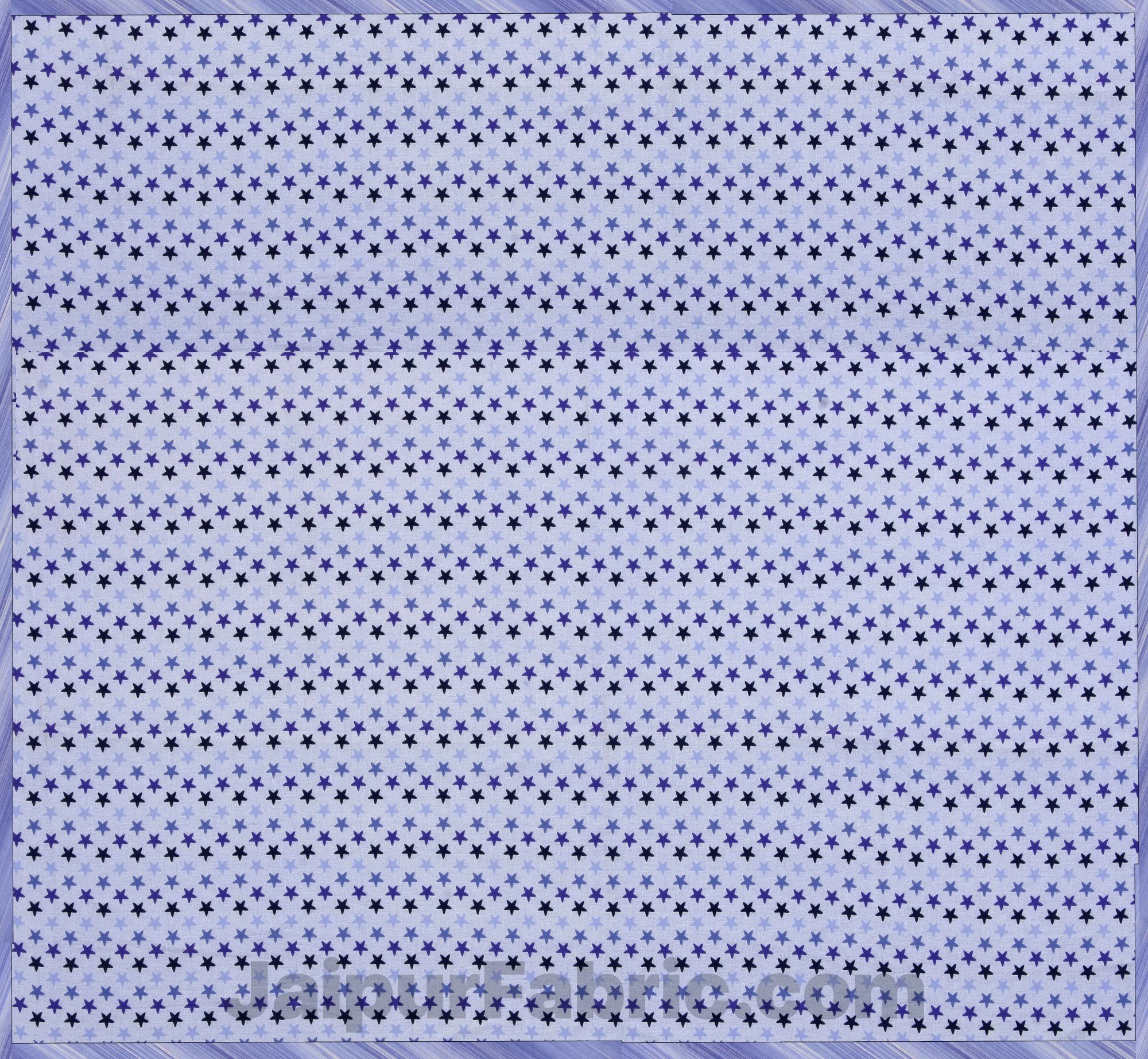Pure Cotton Multi Blue Star Reversible Single Blanket/Duvet/Quilt/AC Dohar