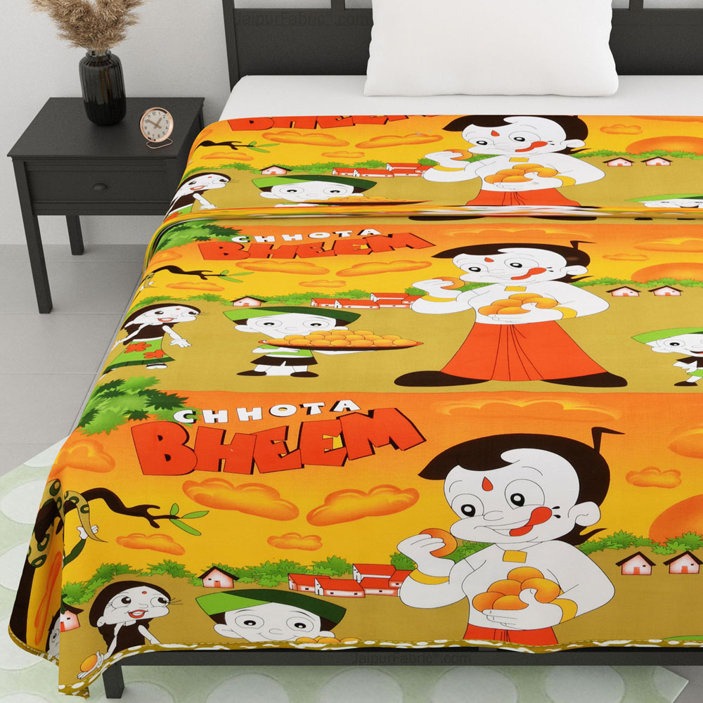 Chhota Bheem Cotton Dohar for Kids Single Bed