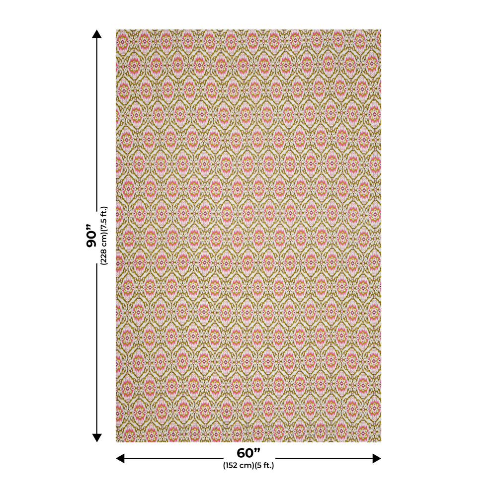 The Illusion Greenish Single Bed Dohar Blanket