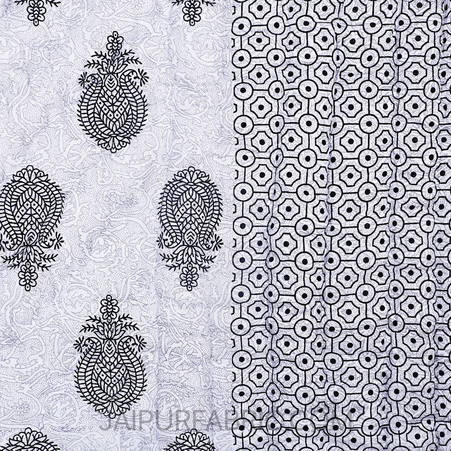 Jaipuri Quilt Rangoli Print 300GSM Fine Cotton Double Bed Rajai