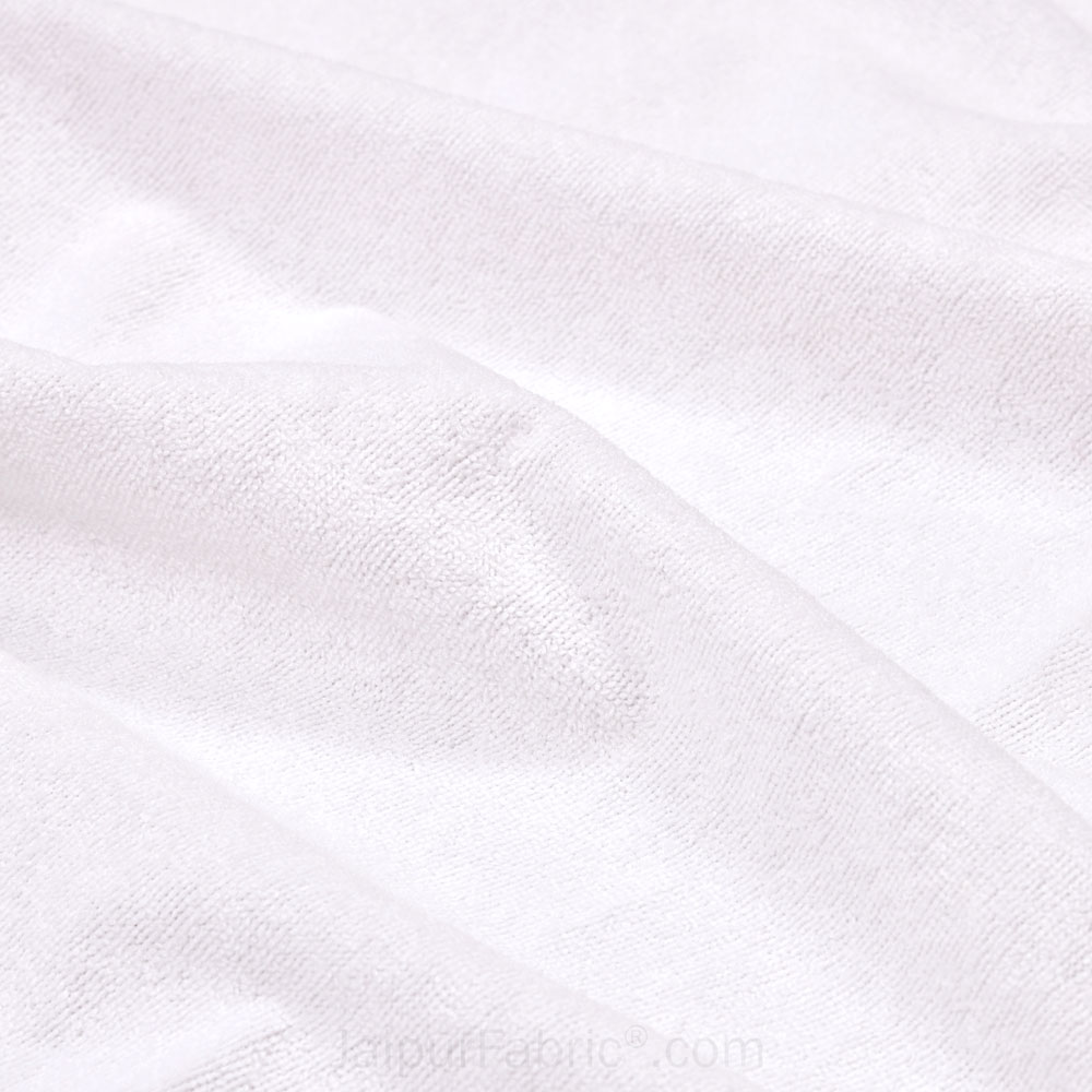 Heavy Quality White Terry Cotton Waterproof and Elastic Fitted Through Out Double Mattress Protector