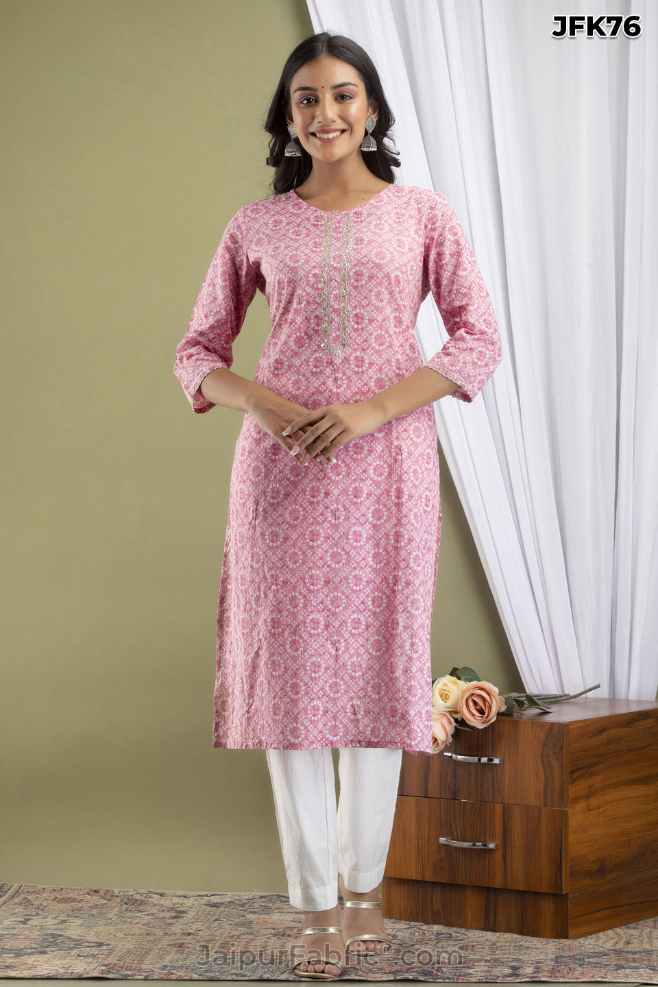 Buy Mevika Light Pink Kurti With Pant And Dupatta Online at Best Prices in  India - JioMart.