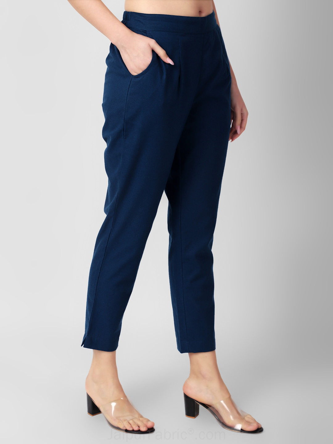 Indigo Hues Women Cotton Pants casual and semi formal daily trousers