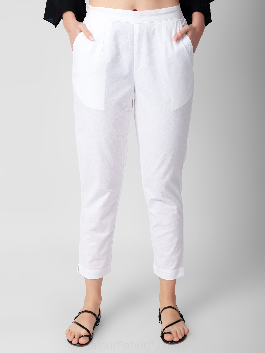 Snow White Women Cotton Pants casual and semi formal daily trousers