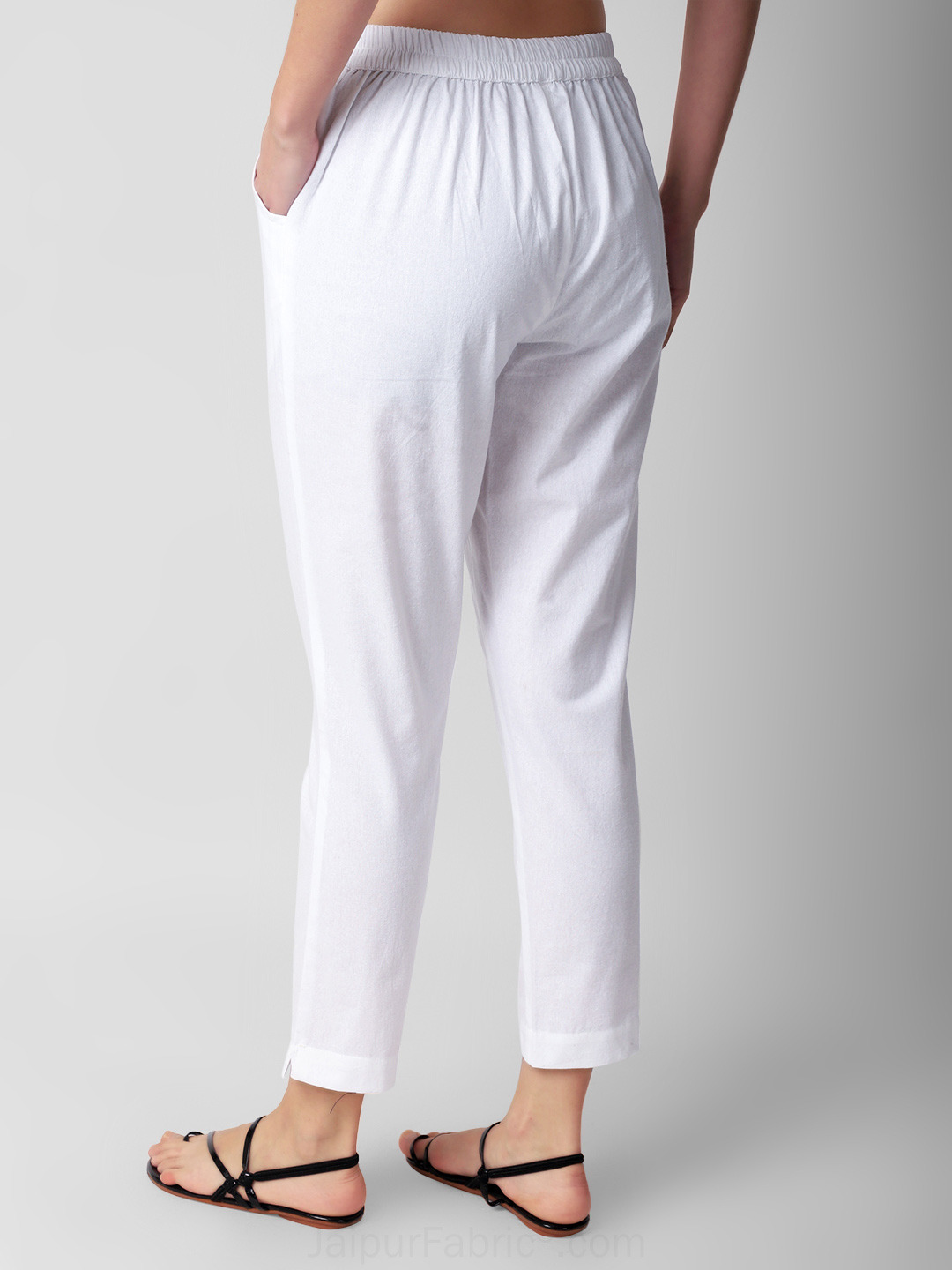 Fab Queens Slim Fit Women White Trousers - Buy Fab Queens Slim Fit Women  White Trousers Online at Best Prices in India | Flipkart.com