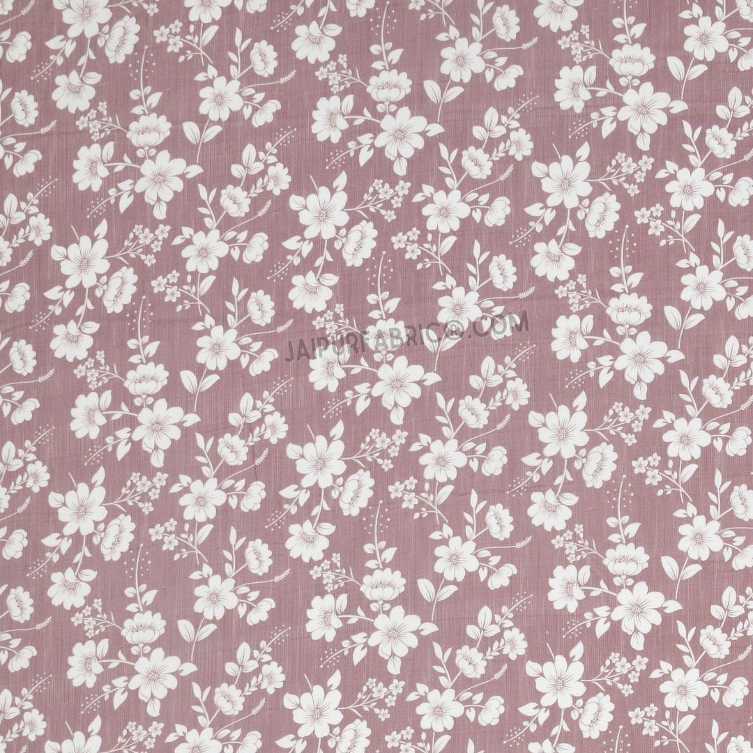 Summer Revival Pink Cotton King Size Bedsheet
