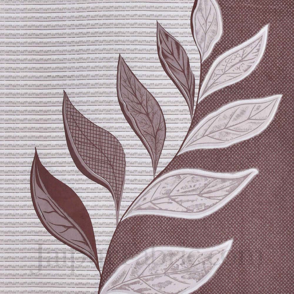 Procian Print Cotyledon Brown Pure Cotton King Size Bedsheet