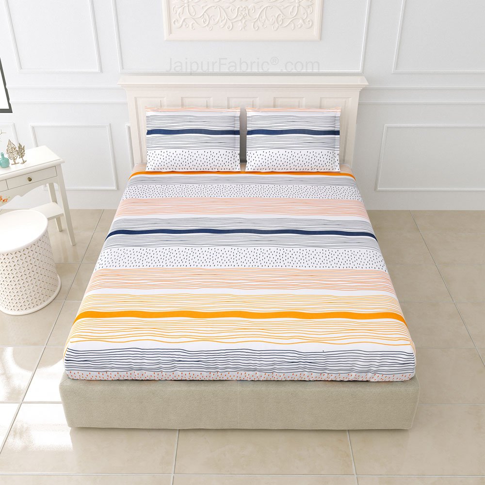 On the Beach King Size BedSheet