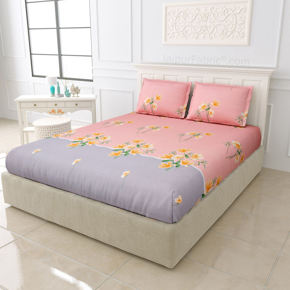 Soothing Duality King Size BedSheet