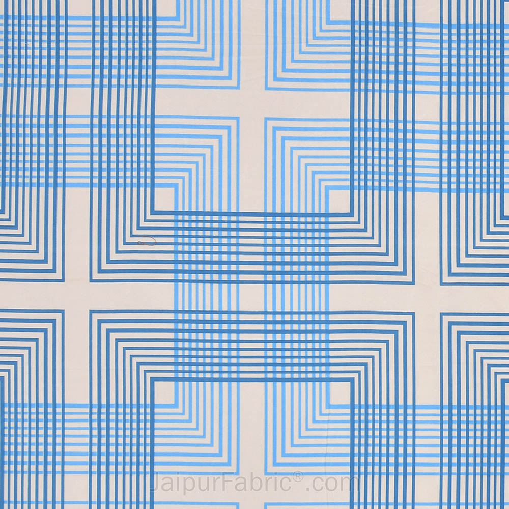 Maze Infinite Grey King Size Bedsheet