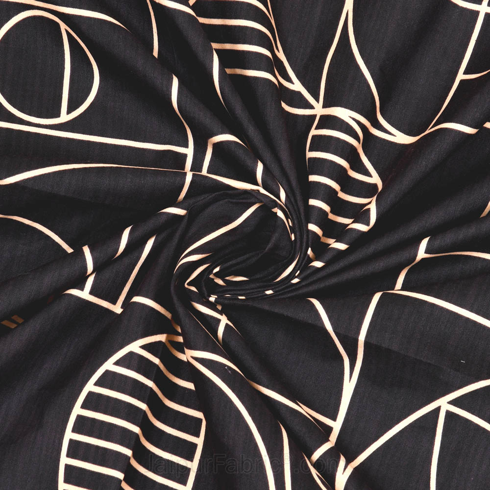 Sneaky Shell Black King Size Bedsheet