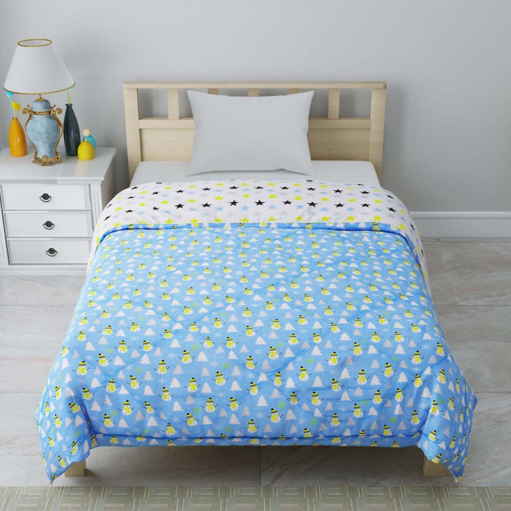 Eskimo Blue Single Bed Kids Comforter