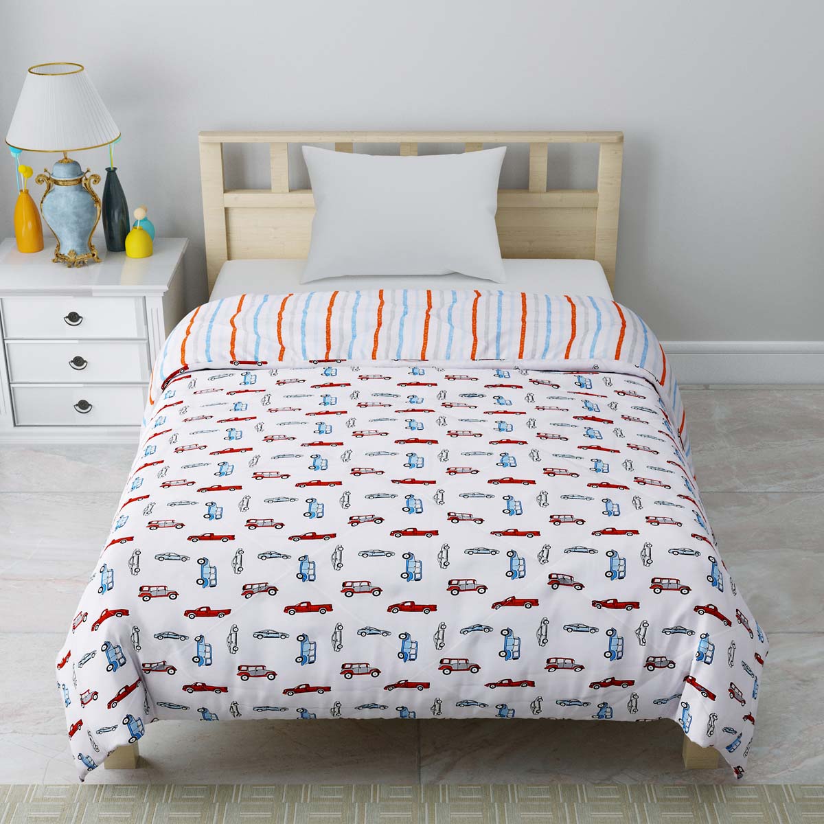 Carmania Red Single Bed Kids Comforter