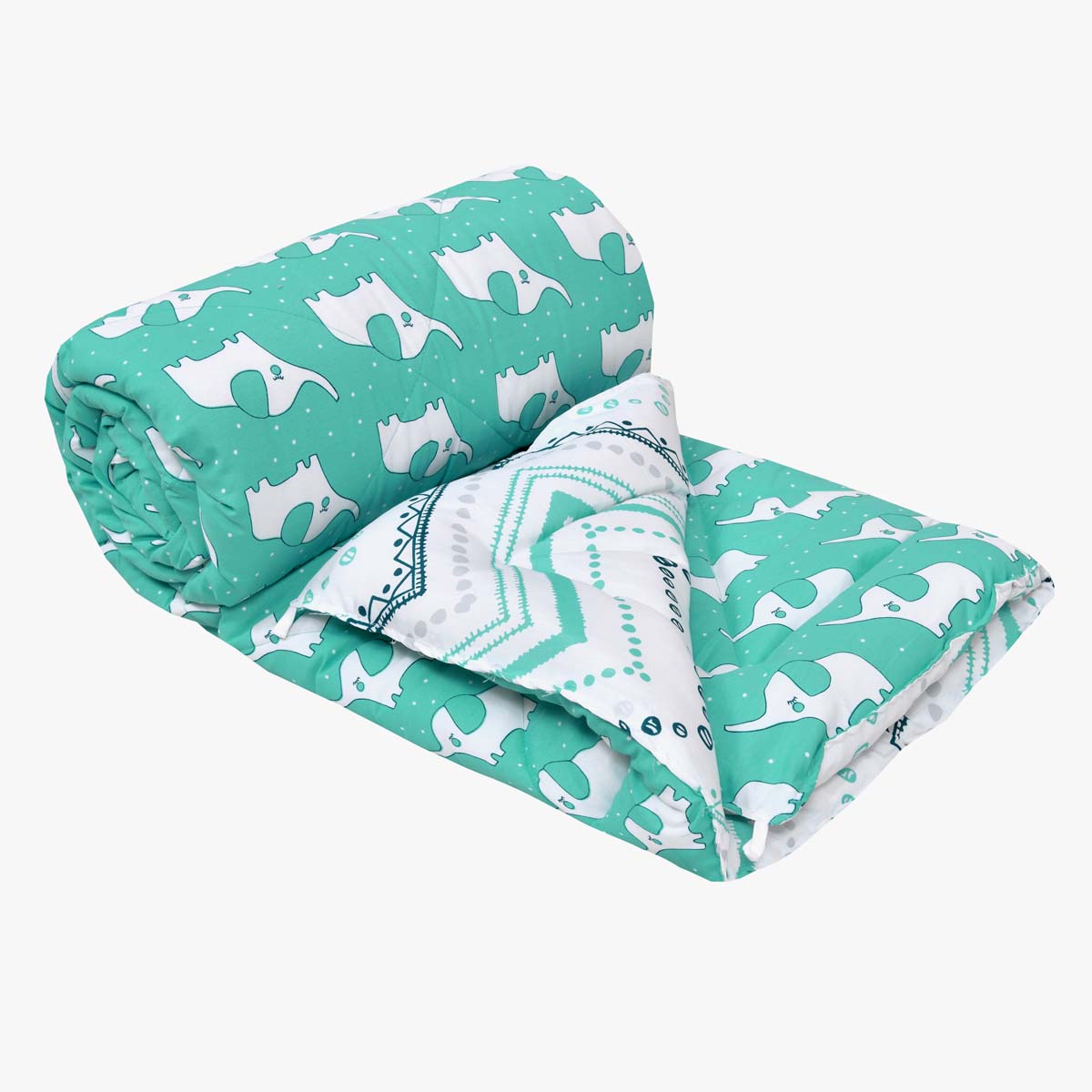 Minitrunks Green Single Bed Kids Comforter