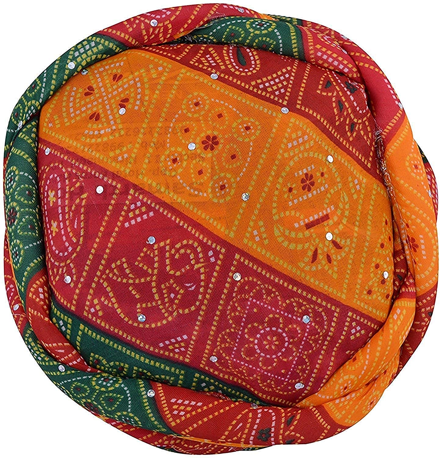 Traditional Pagdi Safa Turban Pheta Rajasthani Bandhej Print