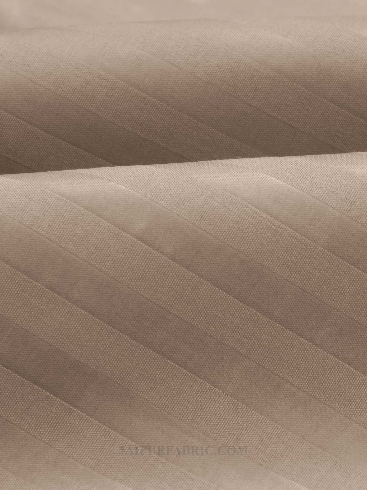 Light Brown Satin Stripes Single BedSheet