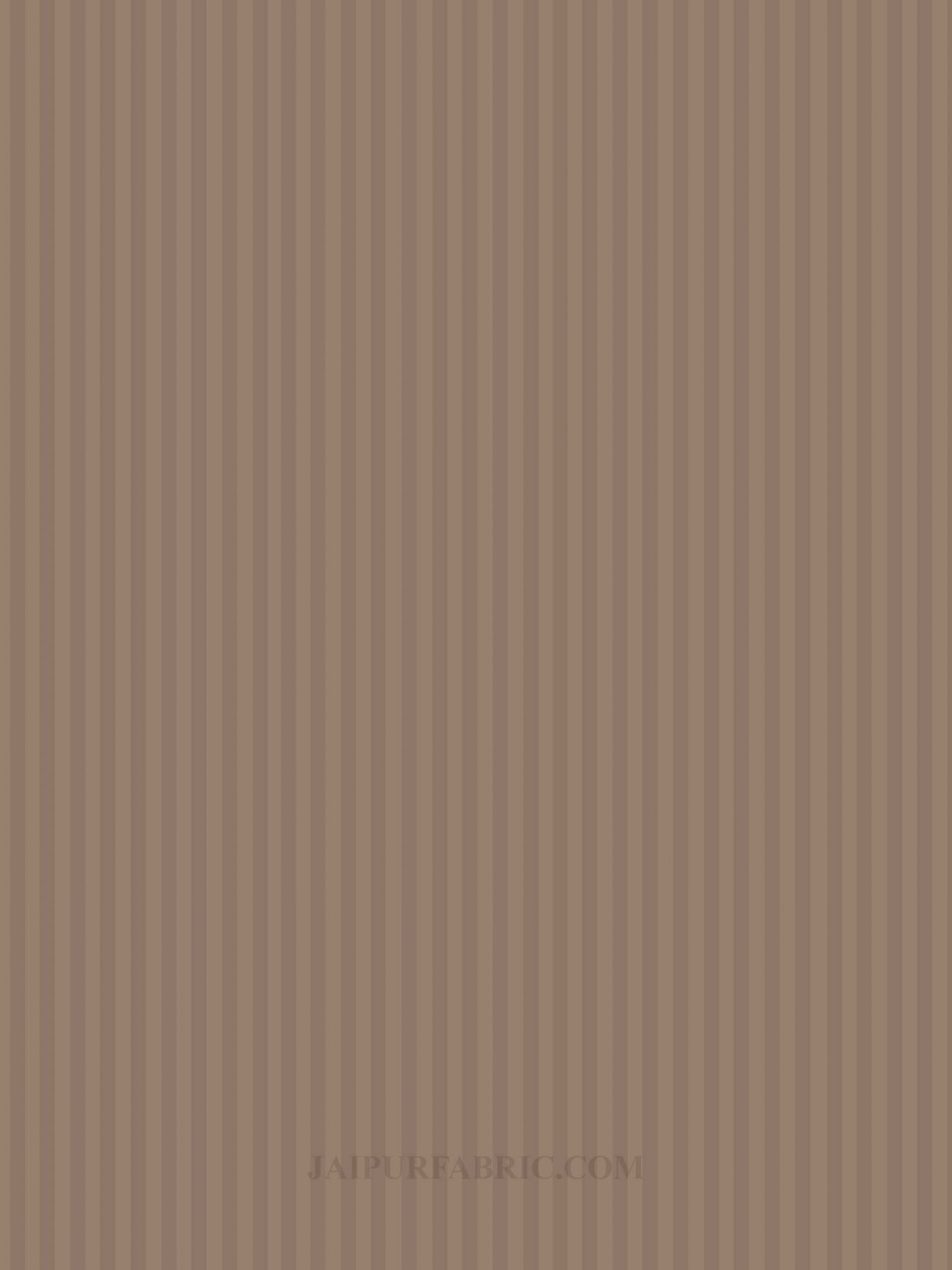 Light Brown Satin Stripes Single BedSheet