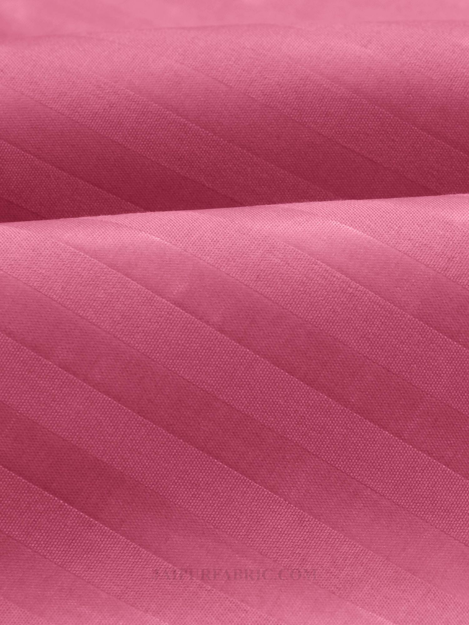 Rose Pink Satin Stripes Single BedSheet