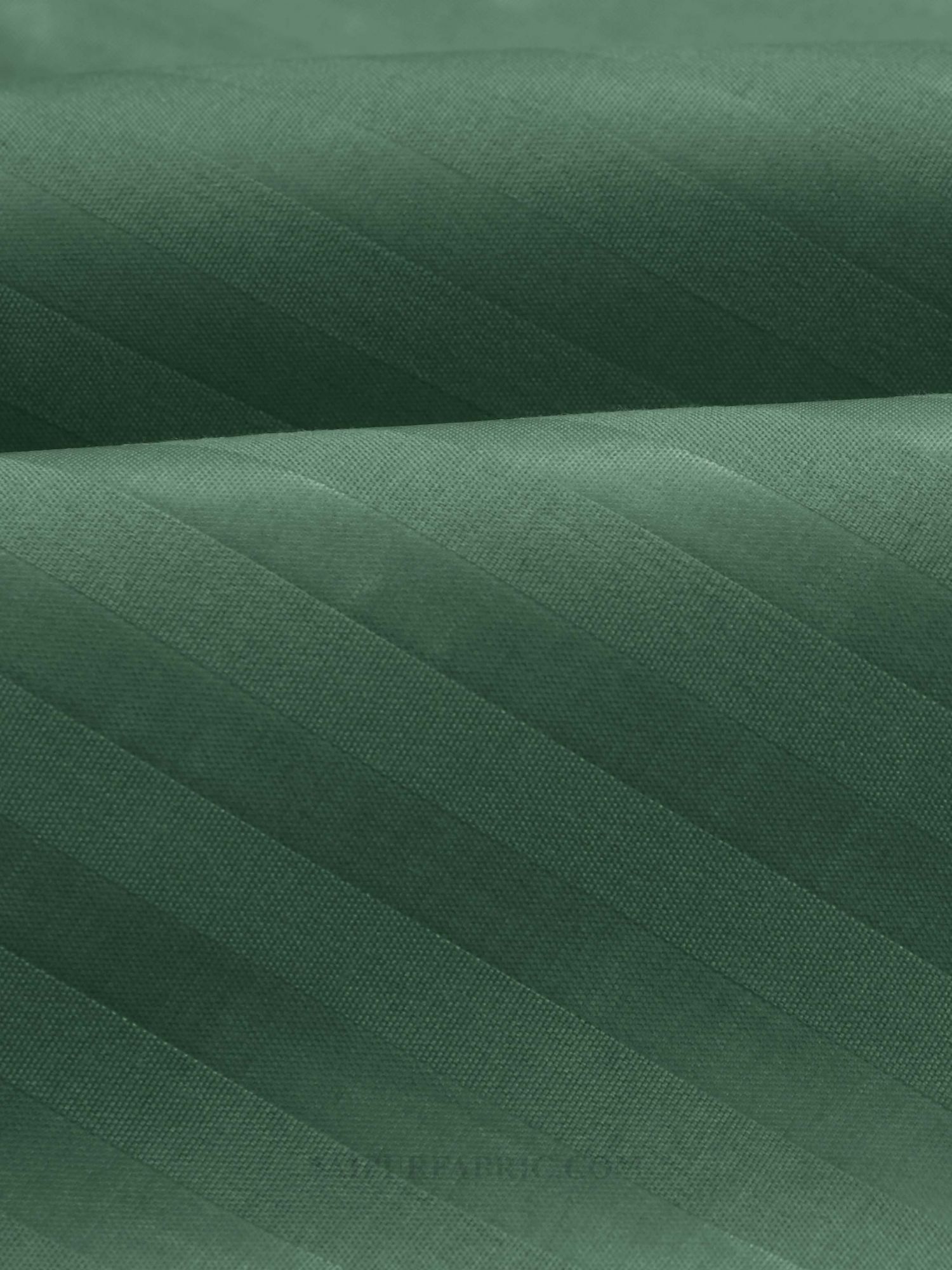 Forest Green Satin Stripes Single BedSheet