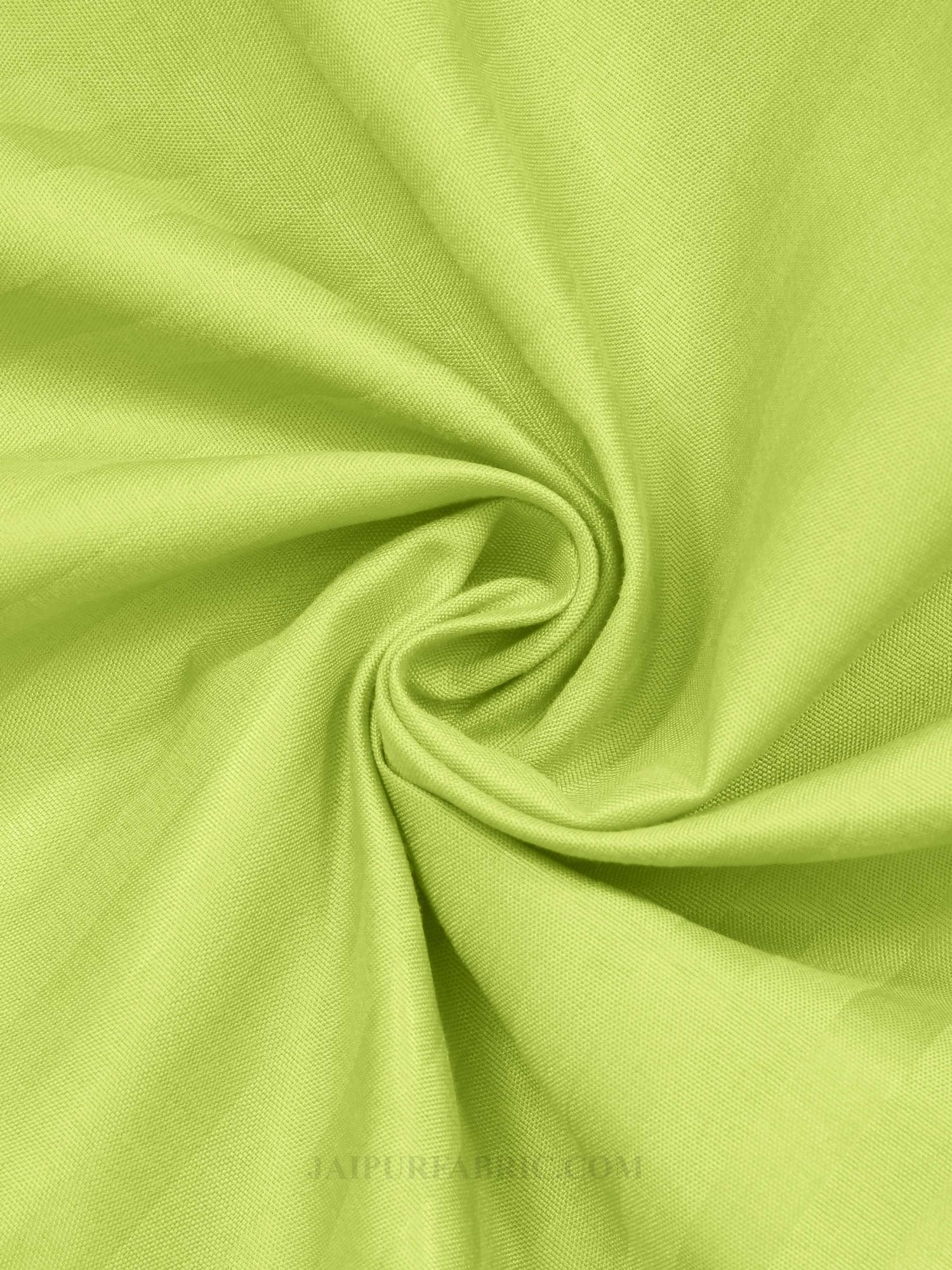 Lime Green Satin Stripes Single BedSheet