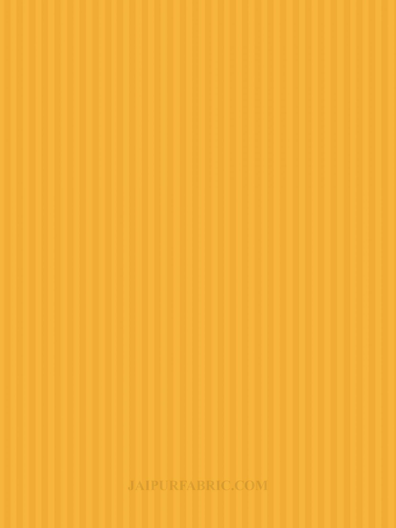 Mango Yellow Satin Stripes Single BedSheet