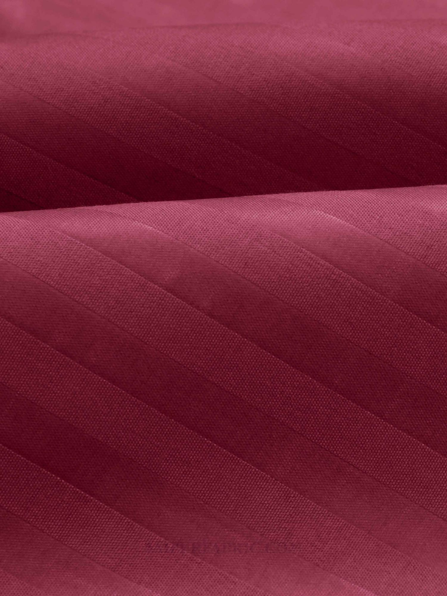 Dark Pink Satin Stripes Single BedSheet