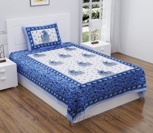 Blue Pageant Paisley Single Bedsheet